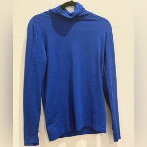 Athleta Men's Vibrant Blue Turtleneck Sweater